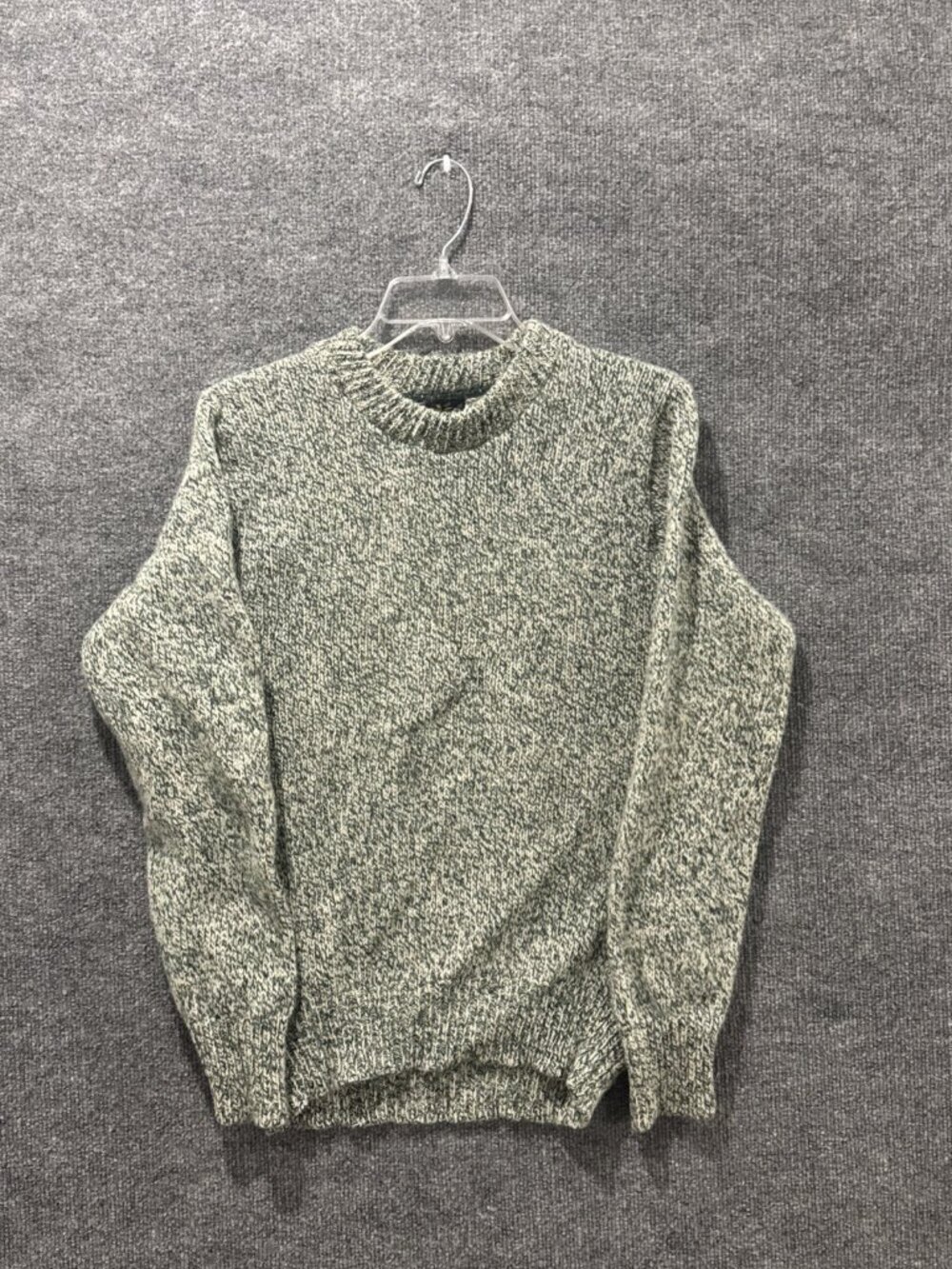 Old Colony Green 80S Old Colony Adult S Long Sleeve Pullover Sweater Sz XL